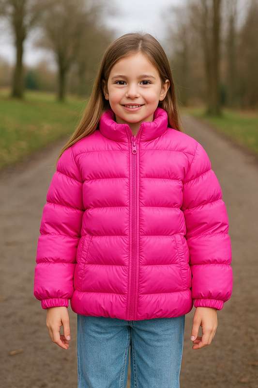 Kids Premium Puffer Jacket With Carry Bag 3 to 8 Years