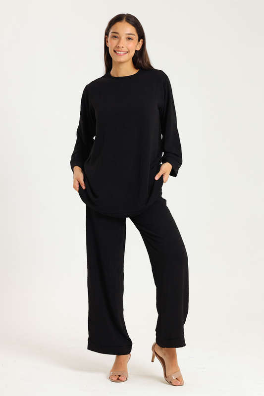Ladies Savannah 2 Piece Modest Slack Suite Set