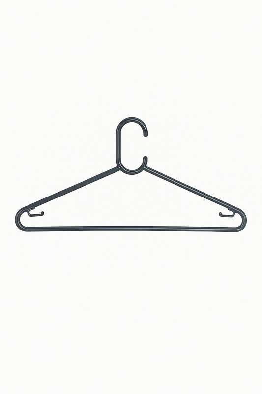 Senza® Heavy Duty Box of 40 Piece Reconditioned Retail Clothing Plastic Hangers