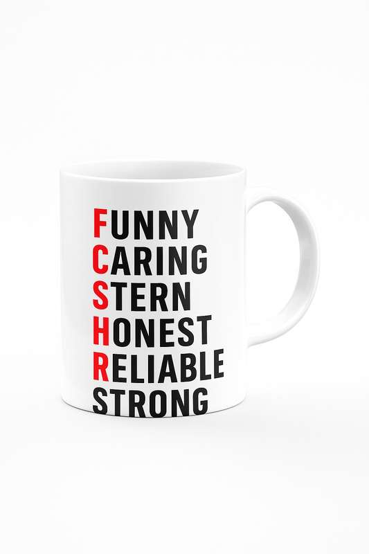 Happy Fathers Day Printed Coffee Mug 325ml