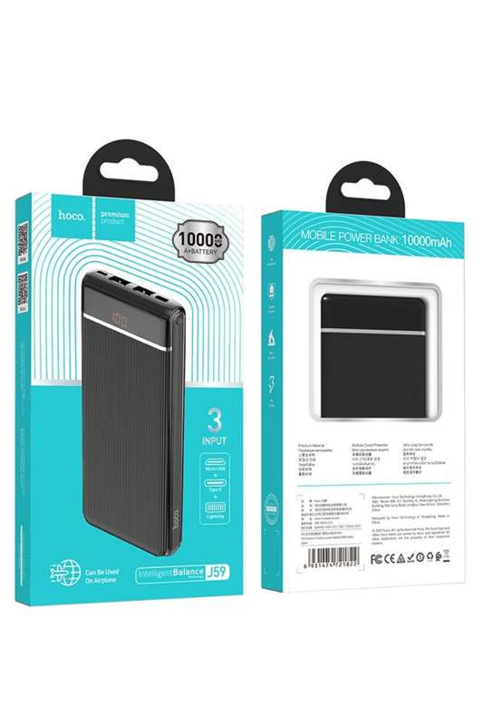 Hoco J59 Power Bank With LED Display 10000mAh