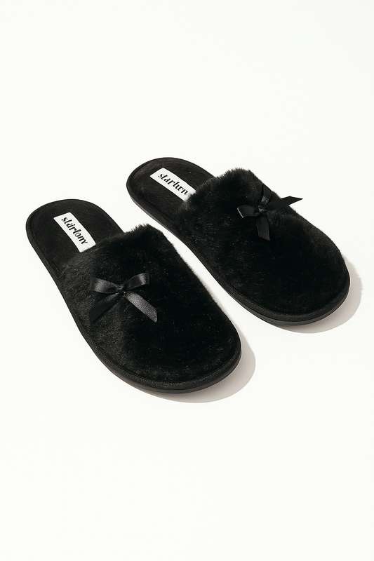 Ladies Plush Winter Bedroom Slippers