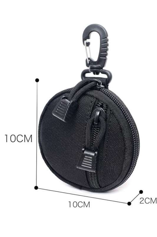 Senza® Small Tactical Hunting Belt Pouch With Compartments & Hook