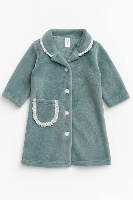 Baby Girls Winter Stretch Fleece Sleeping Gown 6 to 24 Months