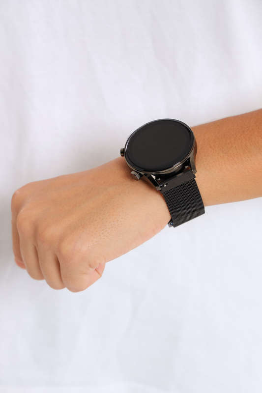 Hoco WH02 Magnetic Steel Strip Watchband Silver