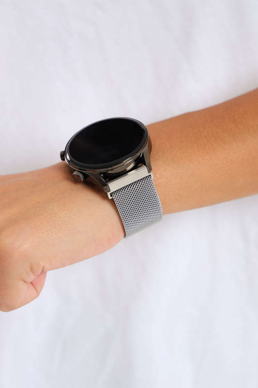 Hoco WH02 Magnetic Steel Strip Watchband Silver