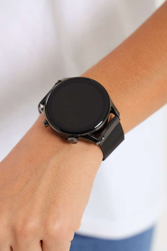 Hoco WH02 Magnetic Steel Strip Watchband Silver