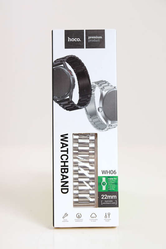 Hoco WH06 Grand Series Three Steel Strips Watchband (22mm)