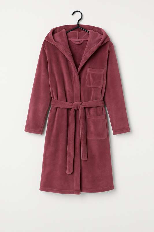 Kids Fleece Lined Sherpa Winter Gown