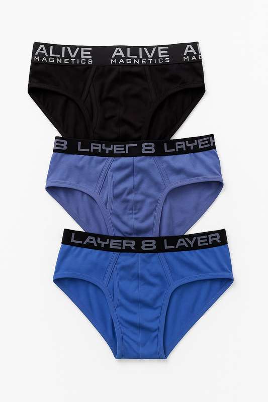 Mens 3 Pack Premium Cotton Briefs