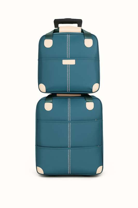 Senza® 2 Piece Travel Trolley Bag Oxford Cloth Suitcase Set