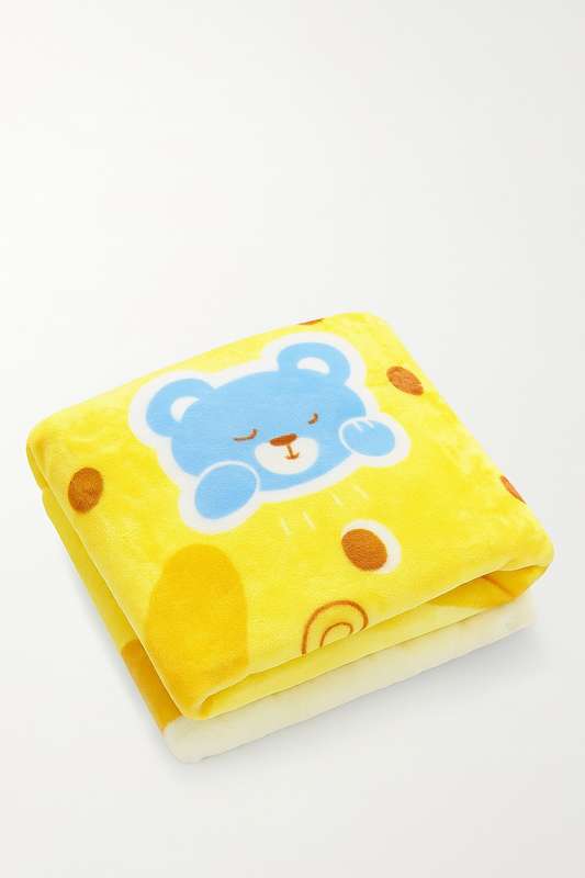 Senza® Plush Luxury Winter Baby Blanket 900mm X 1300mm Yellow