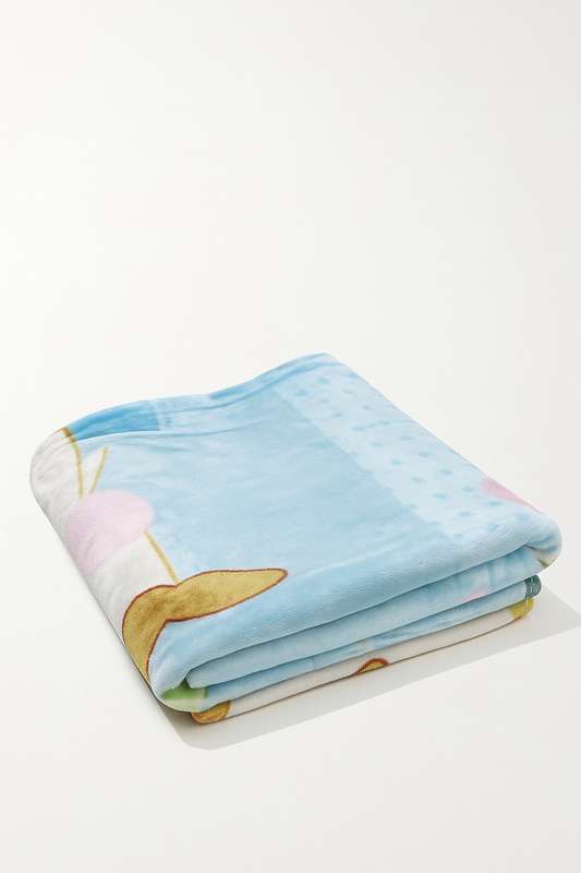 Senza® Plush Luxury Winter Baby Blanket 900mm X 1300mm Blue