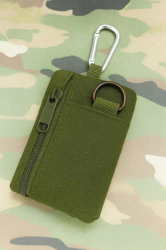 Senza® Small Tactical Hunting Belt Pouch With Compartments & Hook