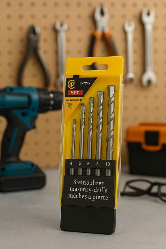 Steinbohrer 5 Piece Masonary Drill Bit Set