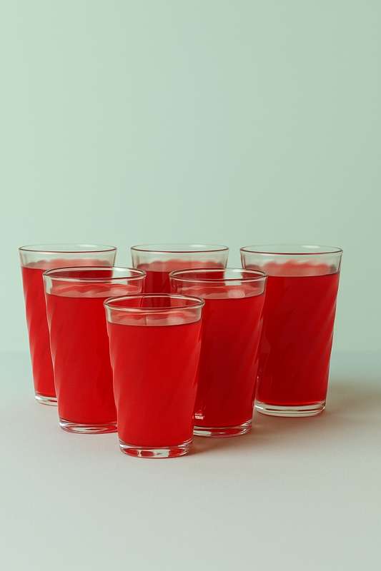 6 Piece Glass Tumbler Gift Set 220ml