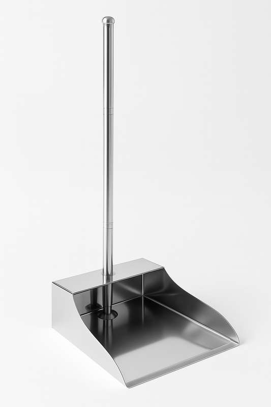 Senza® Stainless Steel Dustpan with Long Handle