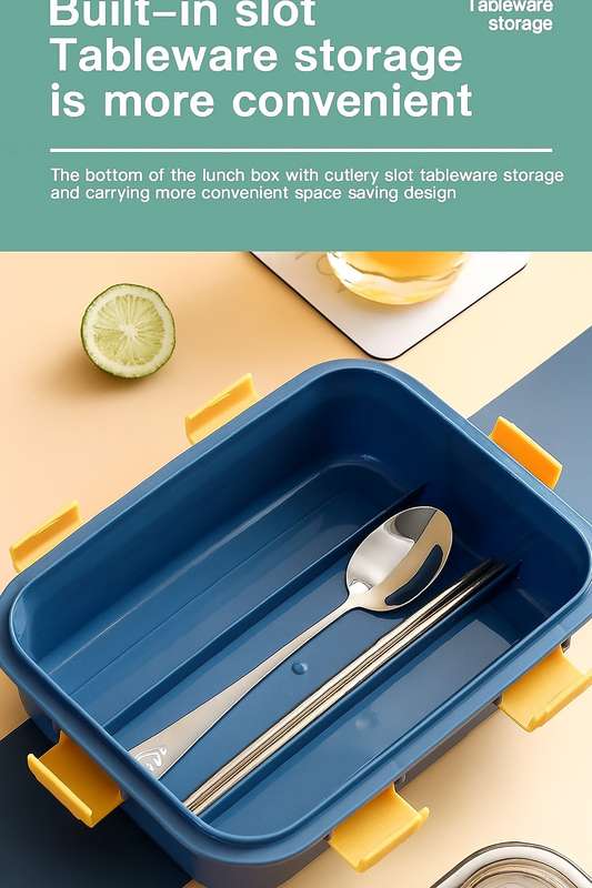 Senza® Thermal Insulated Multiple 3 Compartment Lunch Box