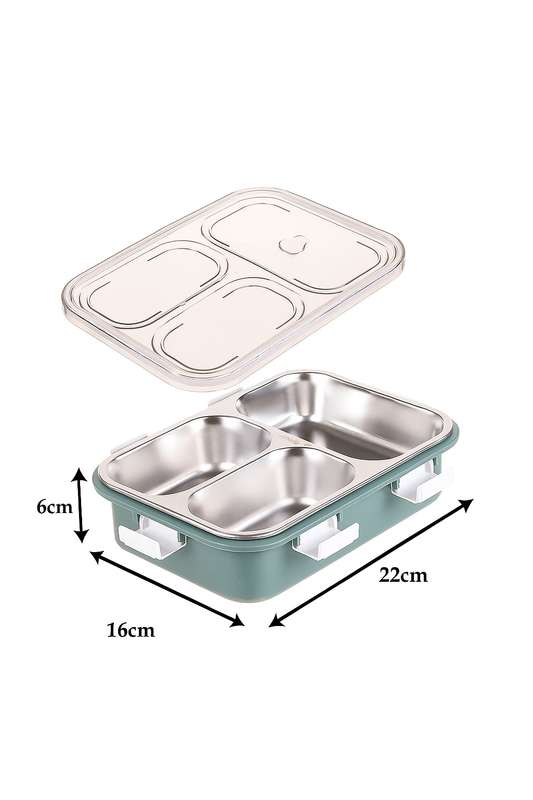 Senza® Thermal Insulated Multiple 3 Compartment Lunch Box