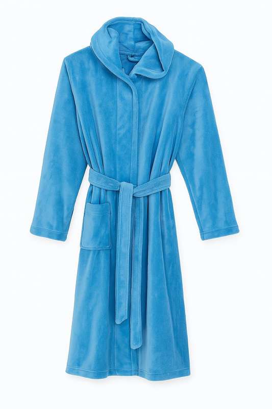 Unisex Coral Fleece Hooded Winter Gown