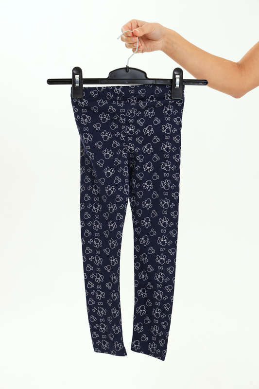 Young Girls Pull-Up Printed Leggings 2 to 7 Years