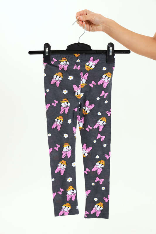 Young Girls Pull-Up Printed Leggings 2 to 7 Years