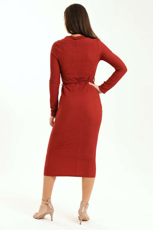 Harper Ladies Long Sleeve Bodycon Evening Dress