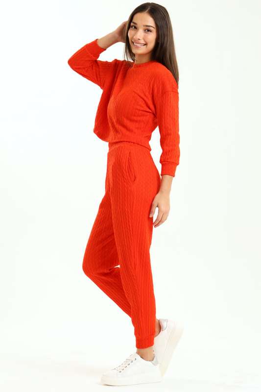 Ladies 2 Piece Hotshell Ribbed Tracksuit Set
