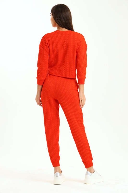 Ladies 2 Piece Hotshell Ribbed Tracksuit Set