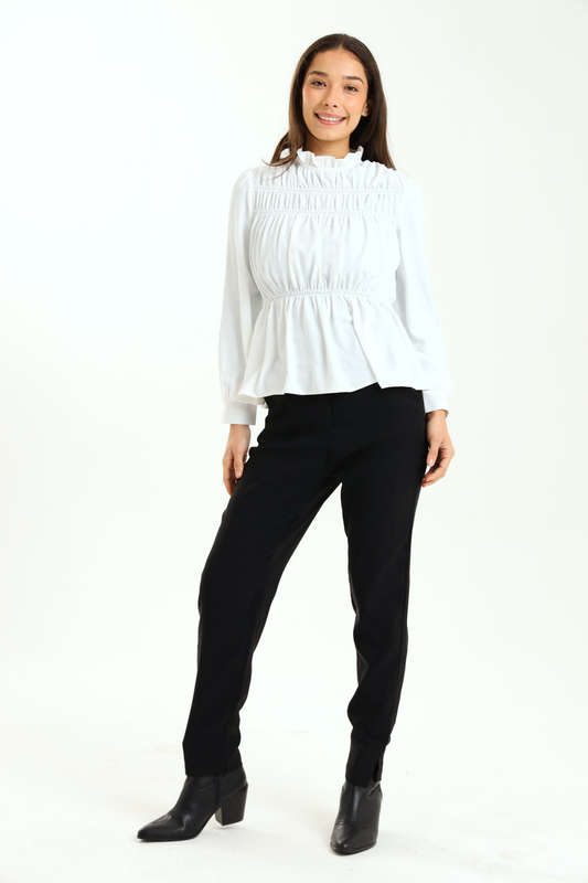 Ladies Casual Formal Black Bengaline Office Pants