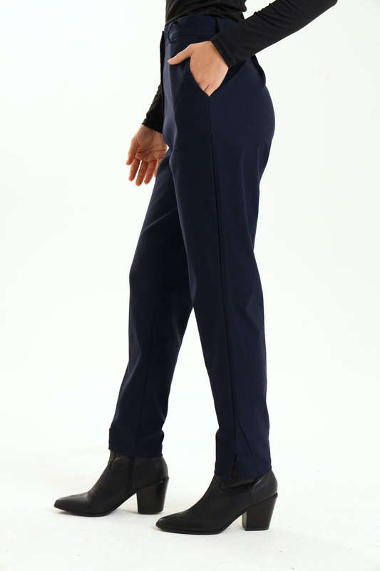 Ladies Casual Formal Navy Office Pants