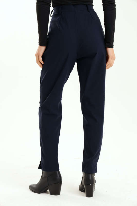 Ladies Casual Formal Navy Office Pants