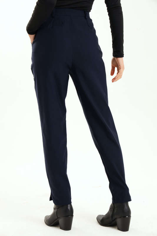 Ladies Casual Formal Navy Office Pants