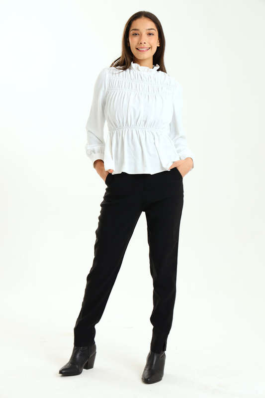 Ladies Casual Formal Black Bengaline Office Pants