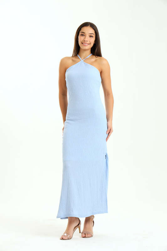 Ladies Dakota Halter Maxi Dress