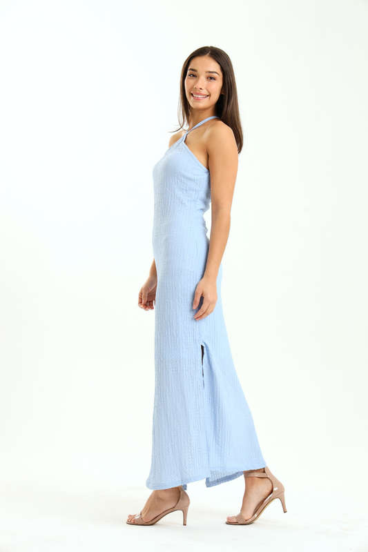 Ladies Dakota Halter Maxi Dress