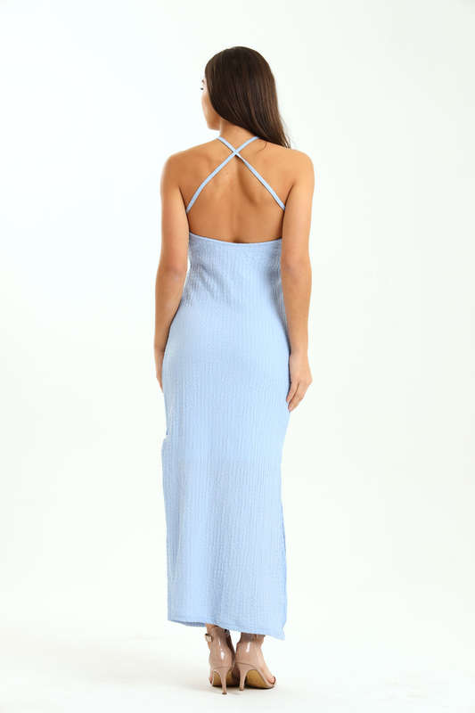 Ladies Dakota Halter Maxi Dress
