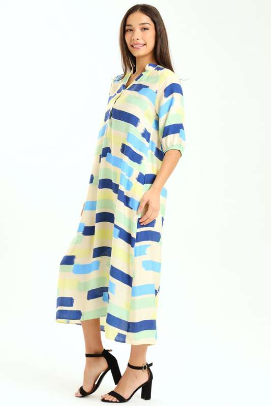 Ladies Morgan Printed Loose Fit Printed Midaxi Dress