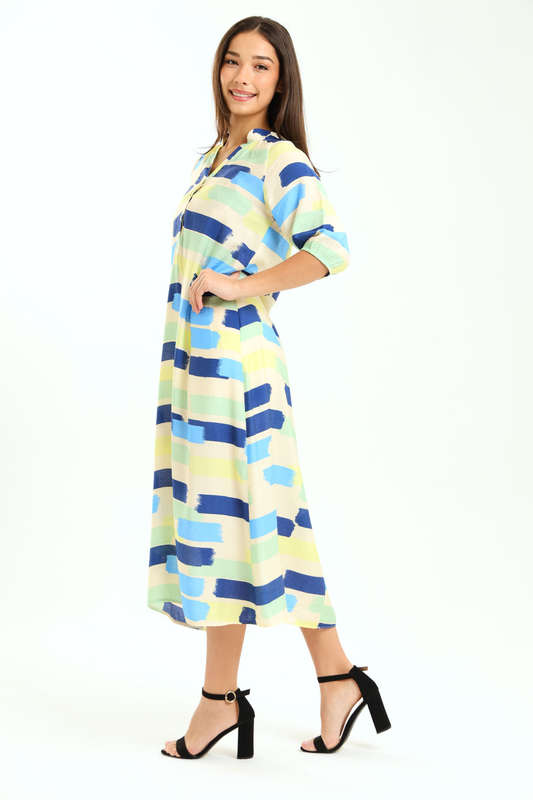 Ladies Morgan Printed Loose Fit Printed Midaxi Dress
