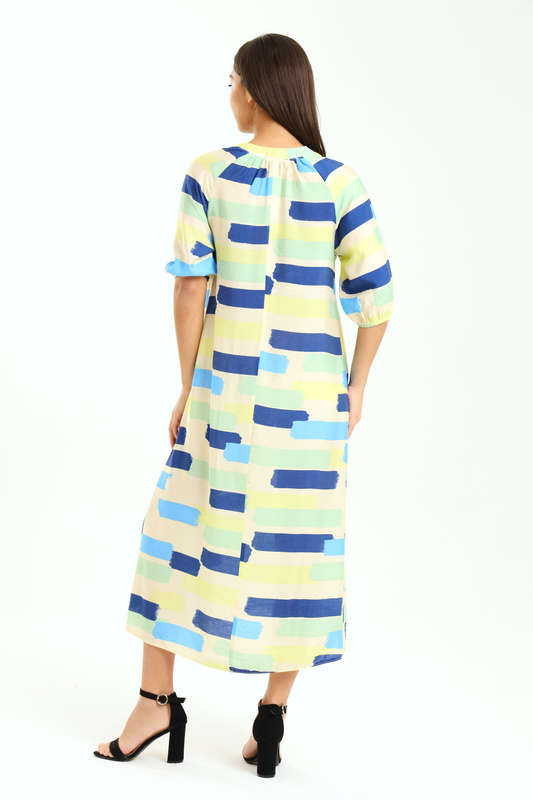 Ladies Morgan Printed Loose Fit Printed Midaxi Dress