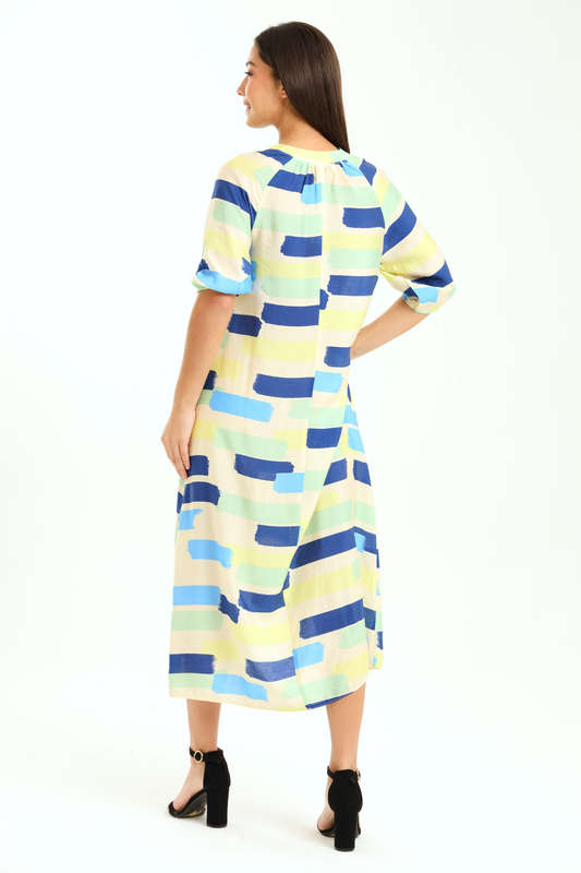 Ladies Morgan Printed Loose Fit Printed Midaxi Dress