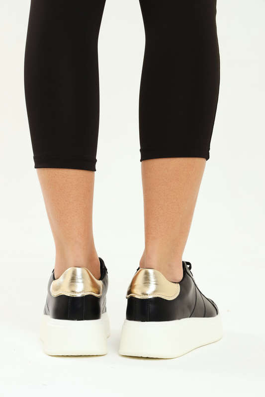 Ladies Platform Lace Up Sneaker