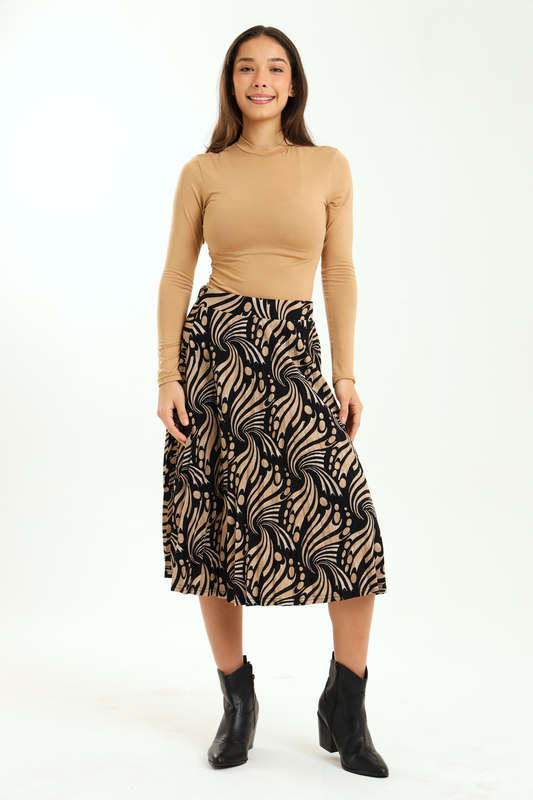 Ladies Printed Midaxi Skirt