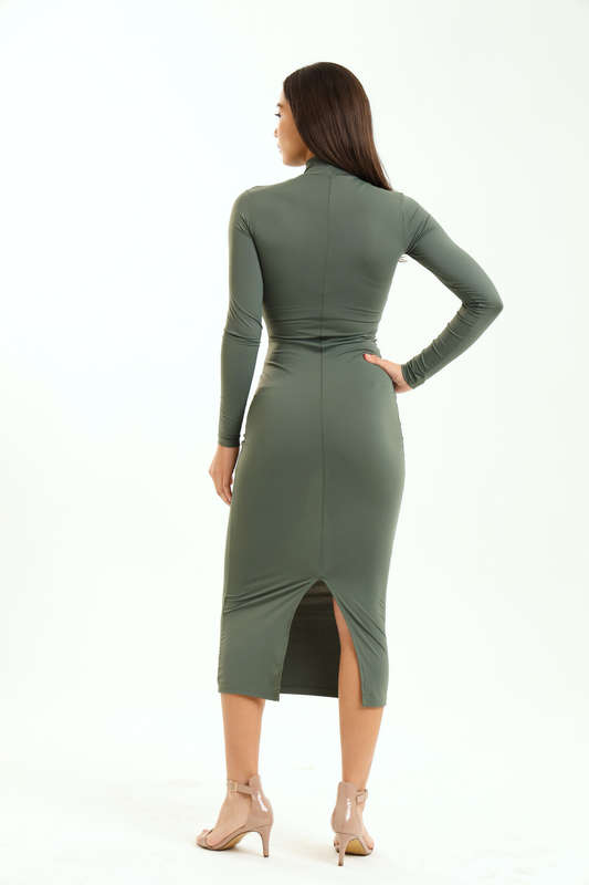 Lucy Skin Tight Long Sleeve Bodycon Dress