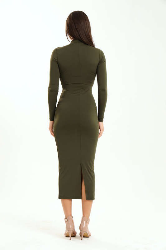 Lucy Skin Tight Long Sleeve Bodycon Dress