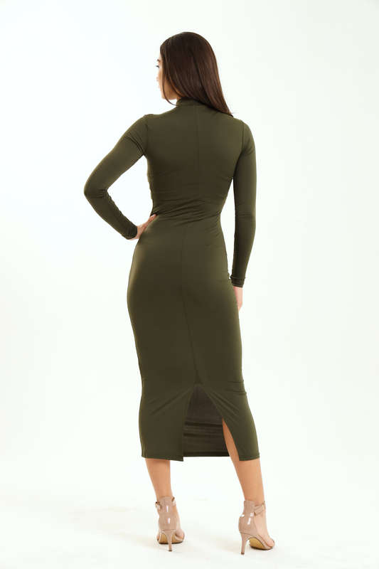 Lucy Skin Tight Long Sleeve Bodycon Dress