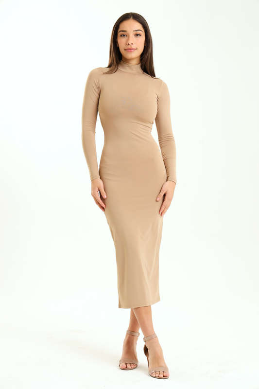Lucy Skin Tight Long Sleeve Bodycon Dress