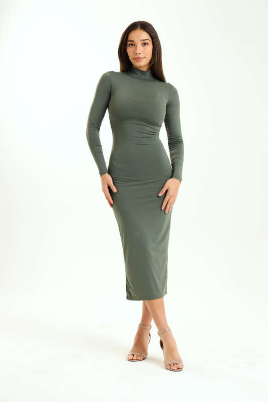 Lucy Skin Tight Long Sleeve Bodycon Dress