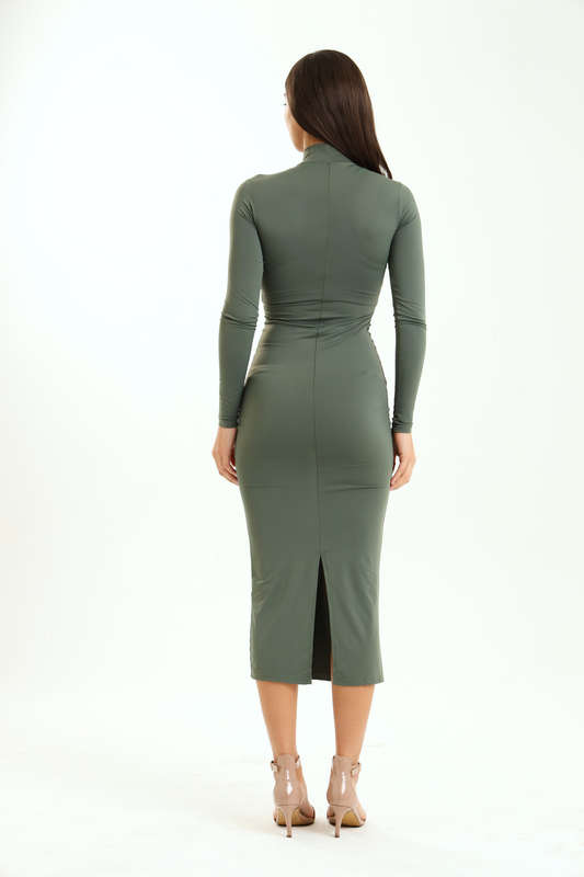 Lucy Skin Tight Long Sleeve Bodycon Dress