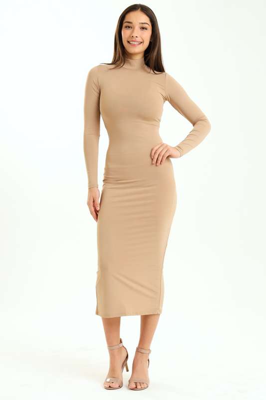 Lucy Skin Tight Long Sleeve Bodycon Dress